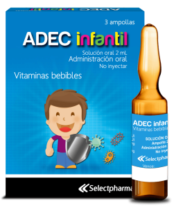 vitaminas adec infantil